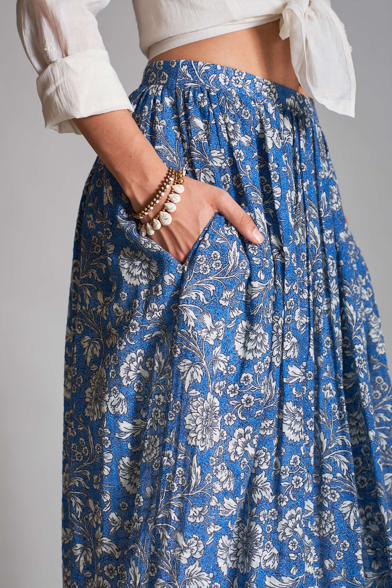 Buy Printed Skirt by Payal Jain at Aza Fashions