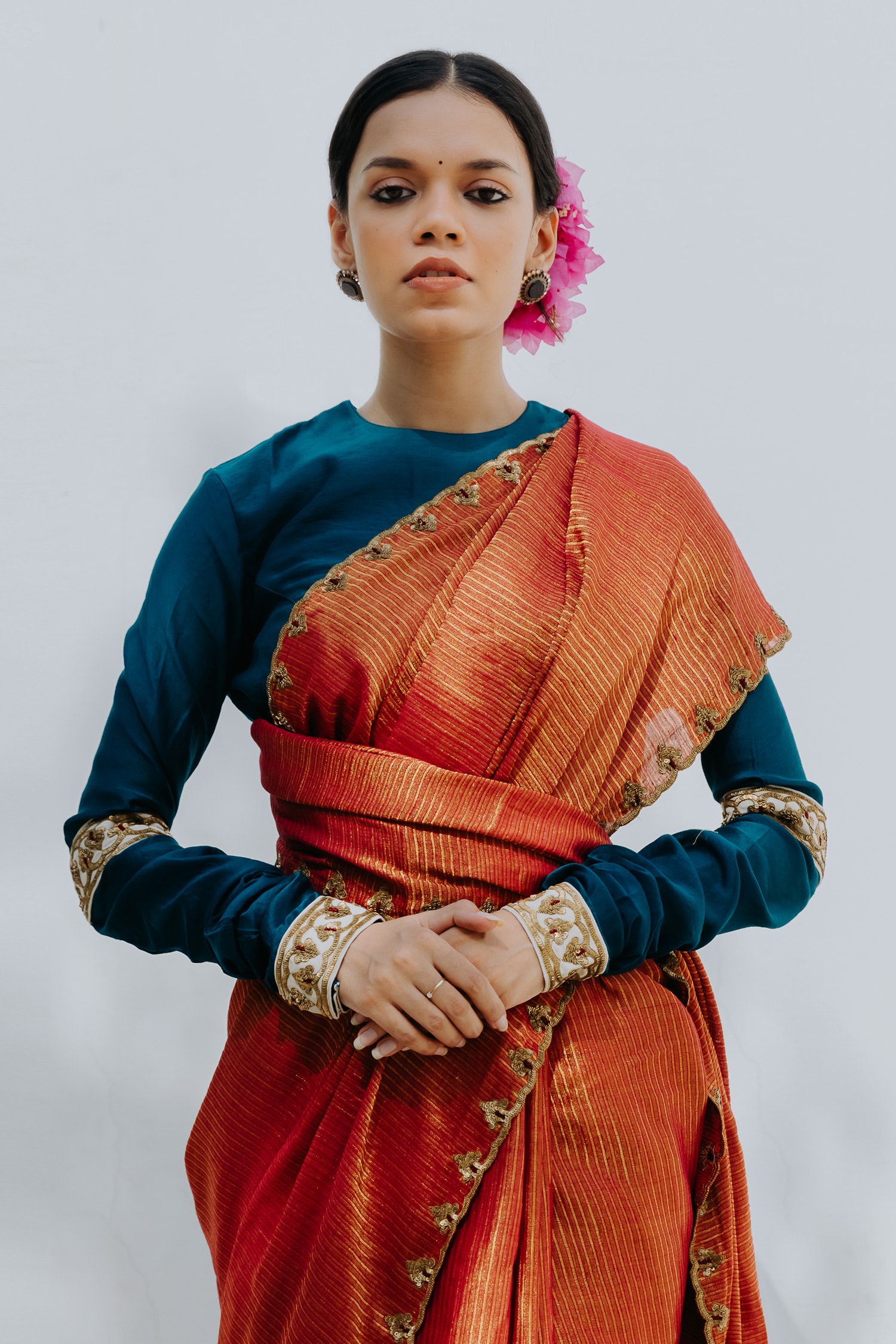 Buy Handloom Munga Silk Saree by Mimamsaa at Aza Fashions