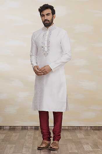 Multi Kurta Brocade Silk Chudidaar main image 1