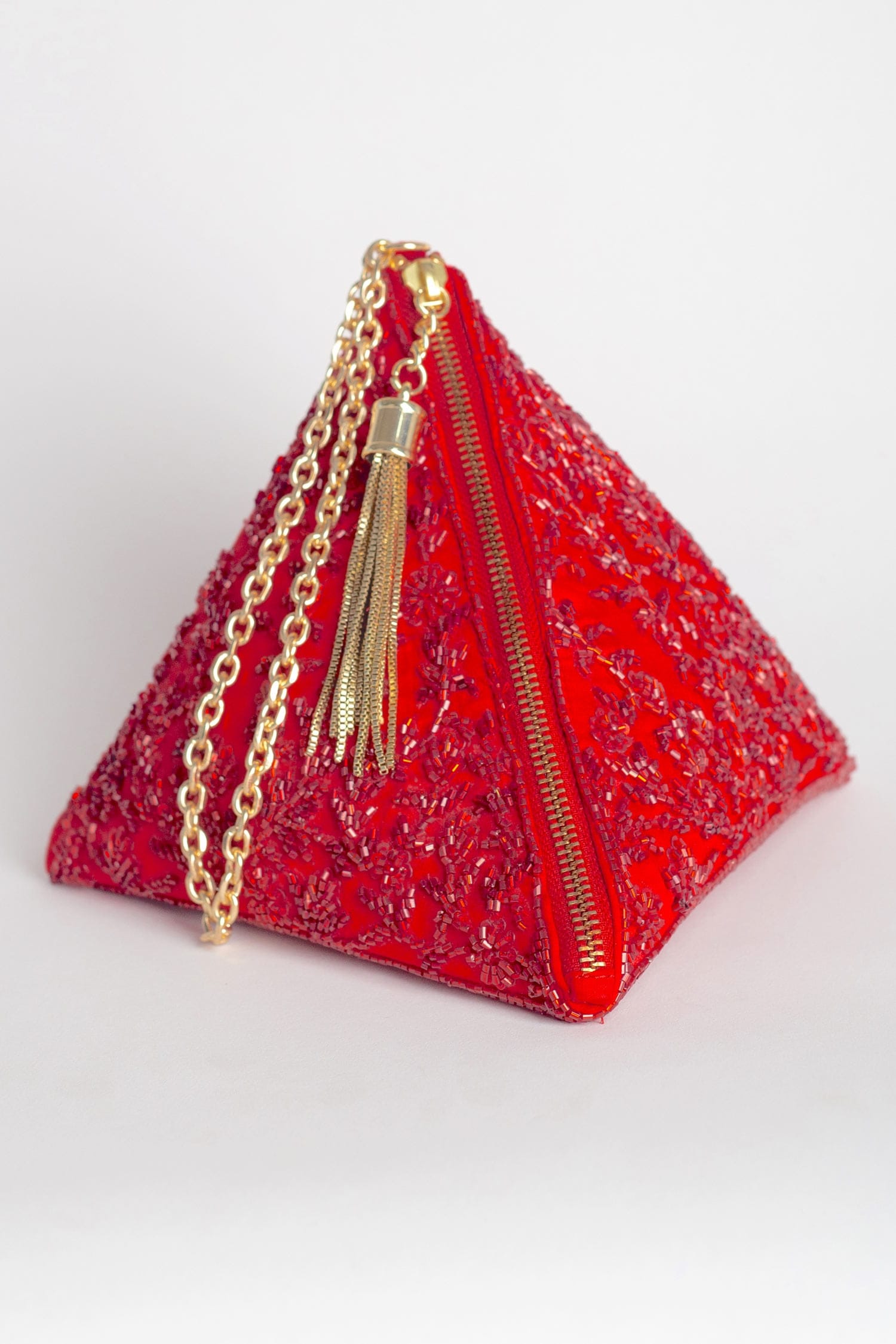 Buy Jimmy Choo Bonny All Over Sequin Clutch | Red Color Women | AJIO LUXE