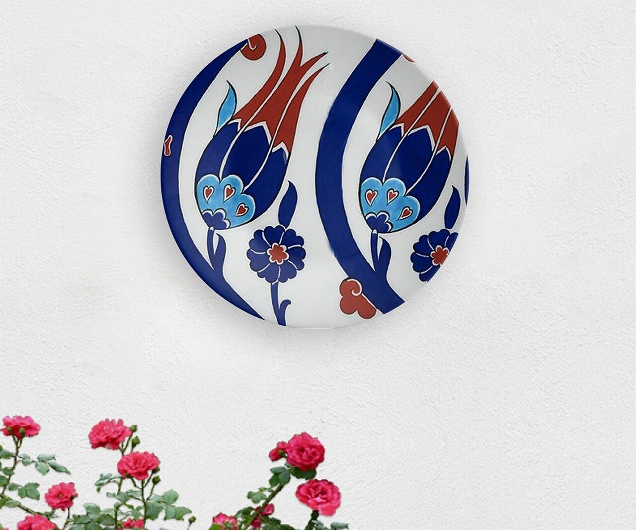 Buy The Quirk India Turkish Rise Of Flower Decorative Wall Plate Online Aza Fashions