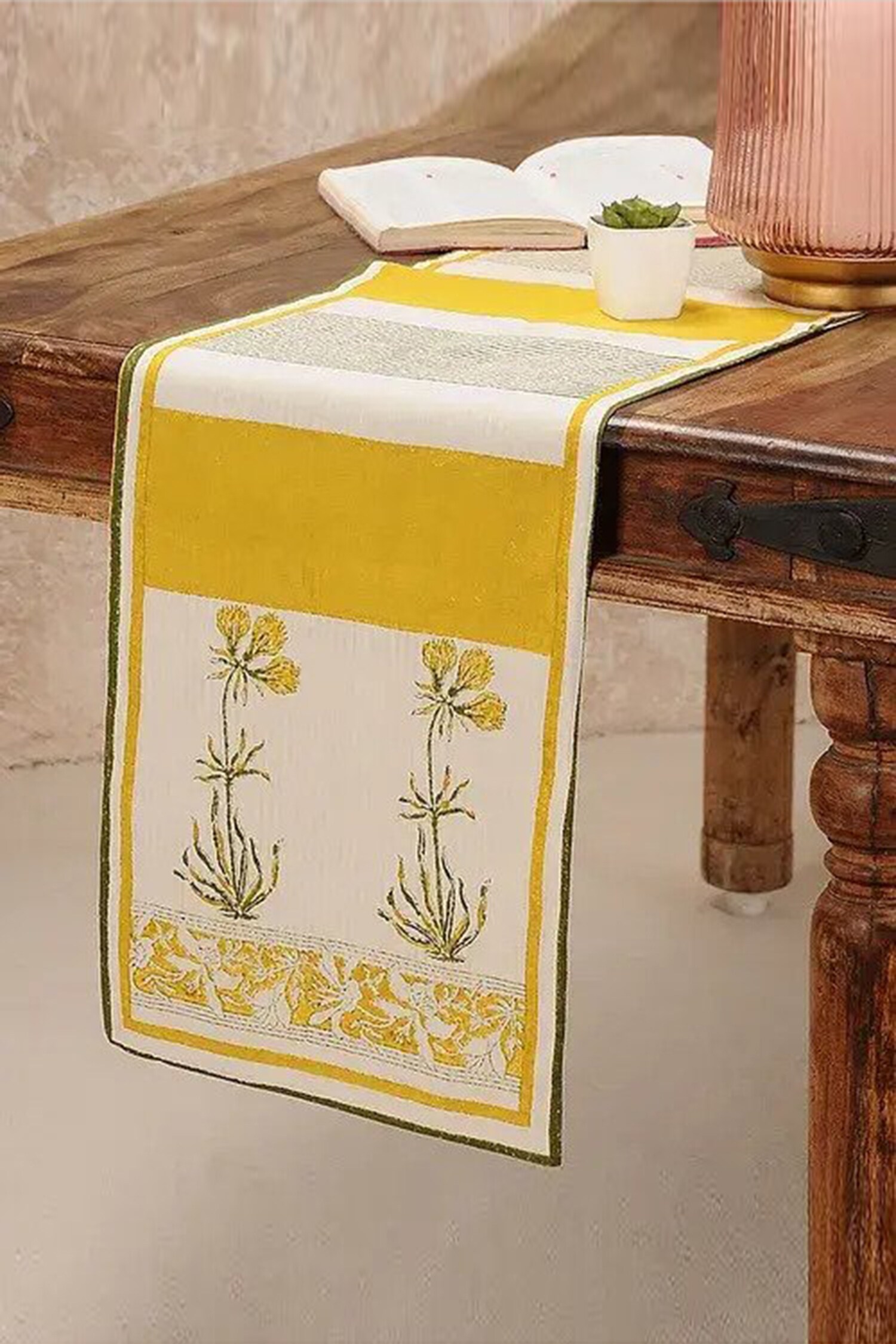 Buy Inheritance India Cotton Table Runner Online Aza Fashions