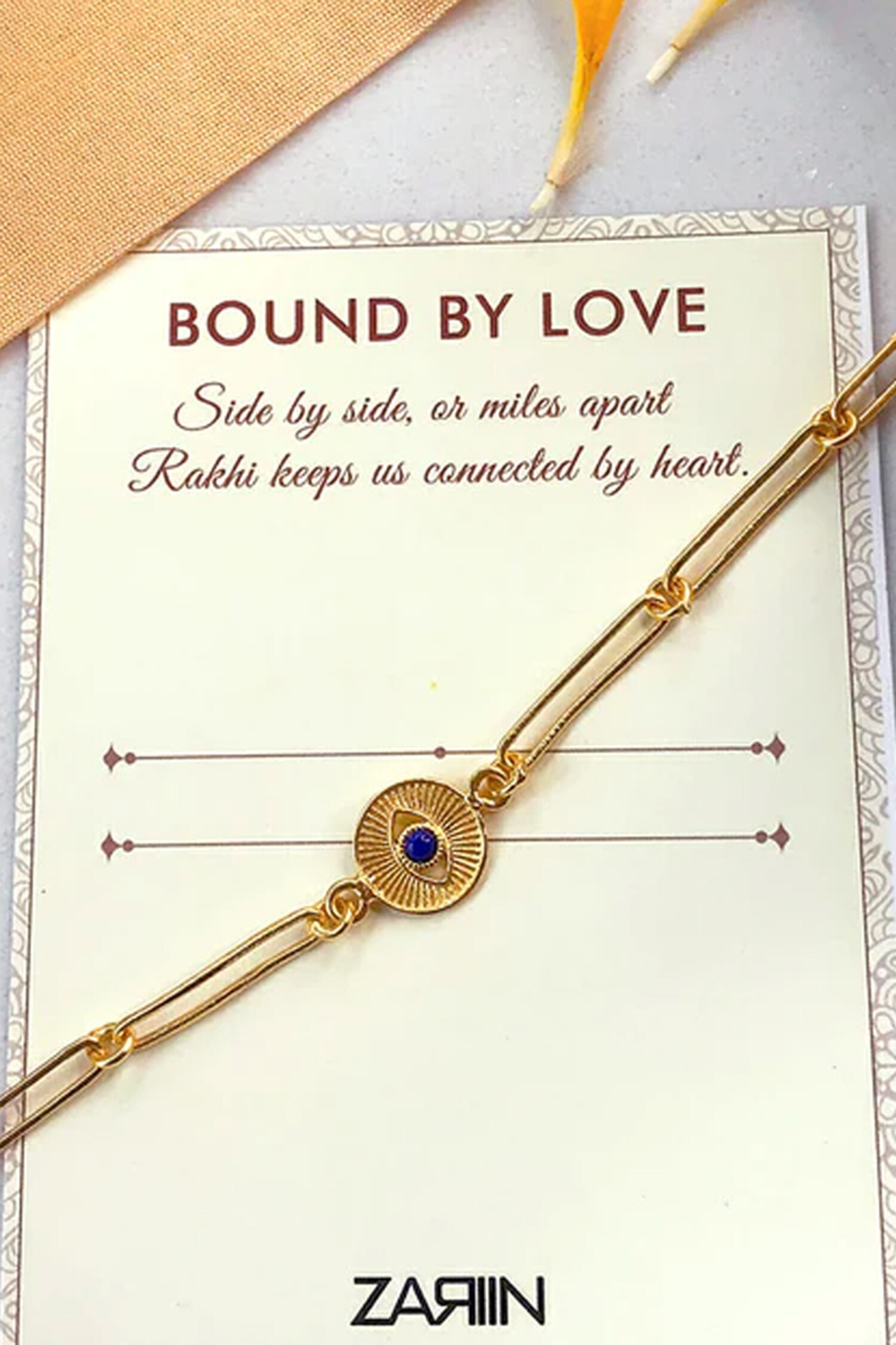 Buy Zariin Linked Evil Eye Bracelet Rakhi Online Aza Fashions