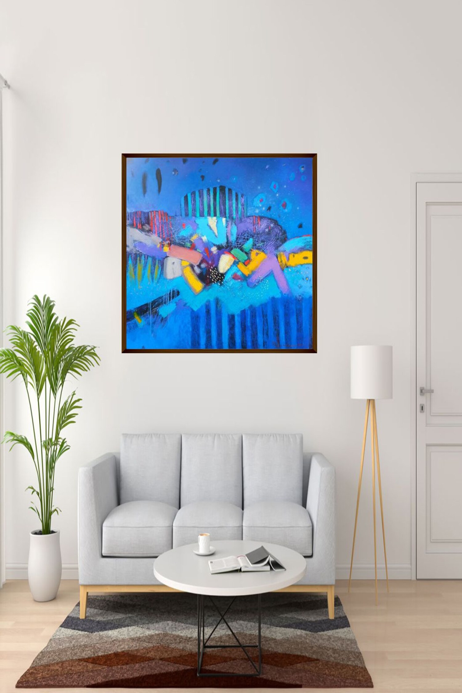 The Art House Abstract Handmade Painting