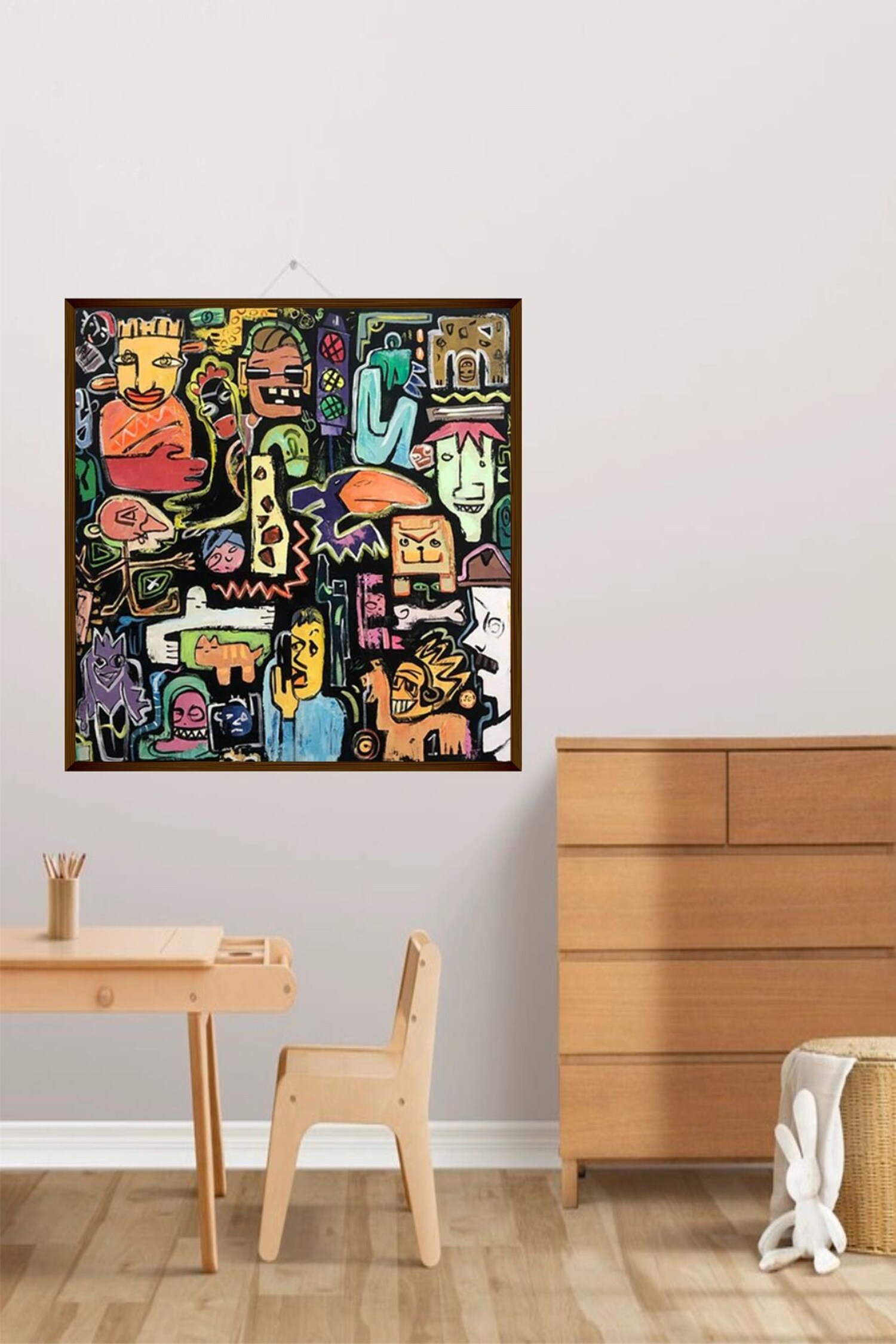 Buy The Art House Abstract Doodle Handmade Painting Online Aza Fashions