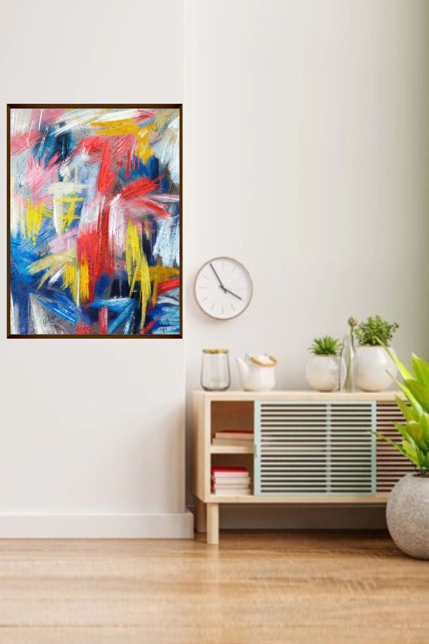 The Art House Abstract Handmade Painting