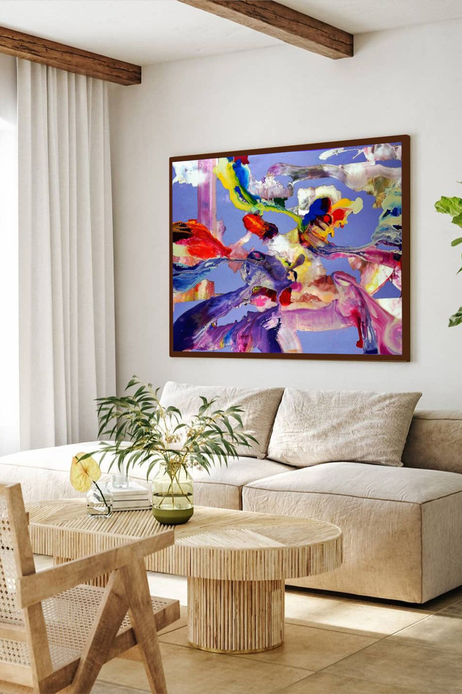 Buy The Art House Abstract Handmade Painting Online Aza Fashions