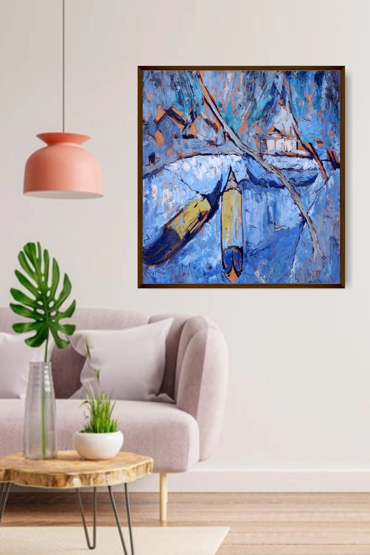 The Art House Abstract Handmade Painting