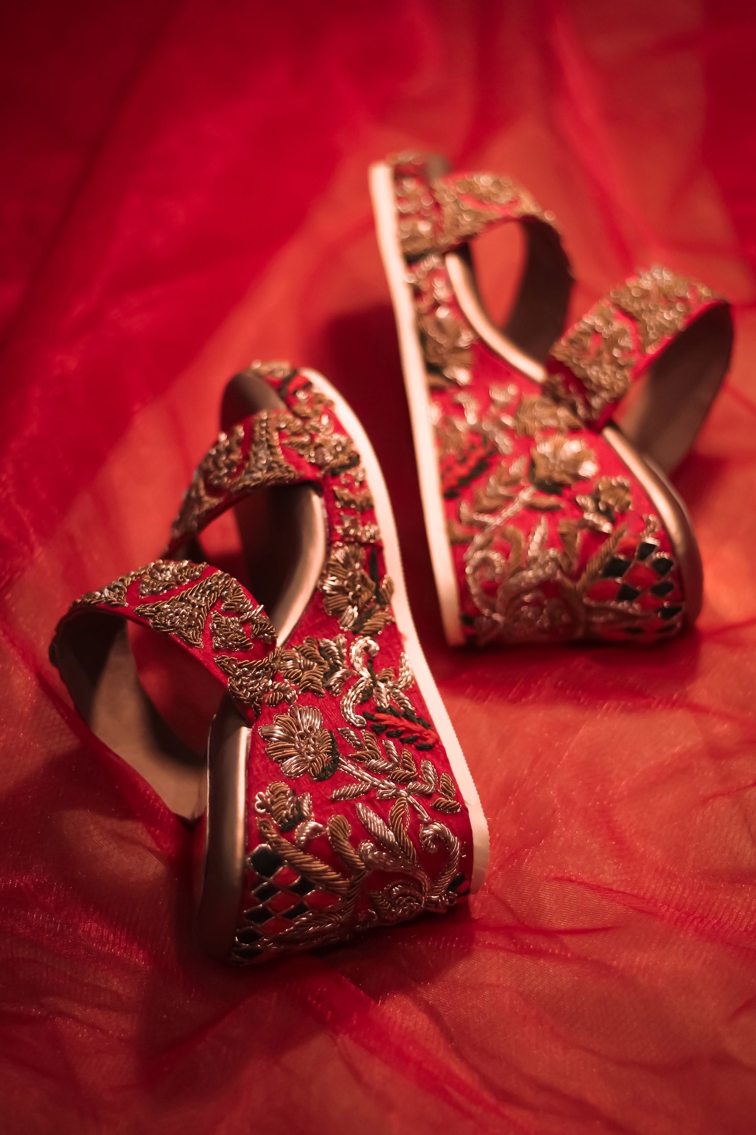 BS24 Glitter Bridal High Heels (7 Colors) | Gold high heels, Fashion high  heels, Gold high heels wedding