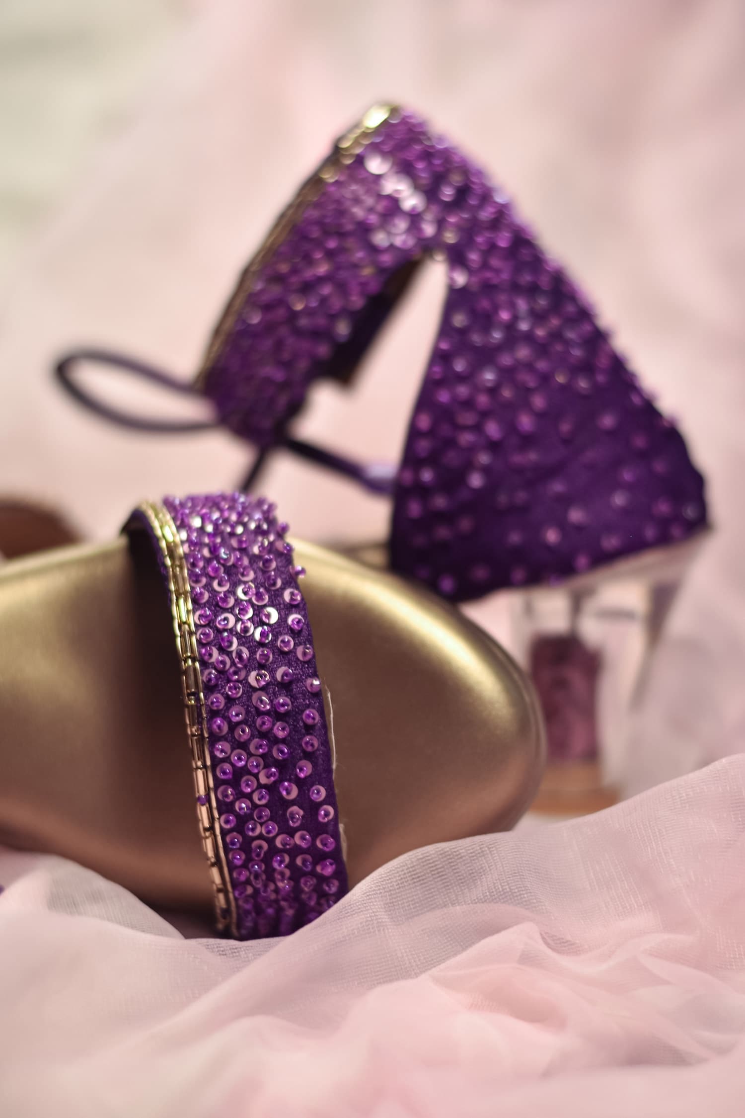 Dark Purple Butterfly Heels - Shop on Pinterest