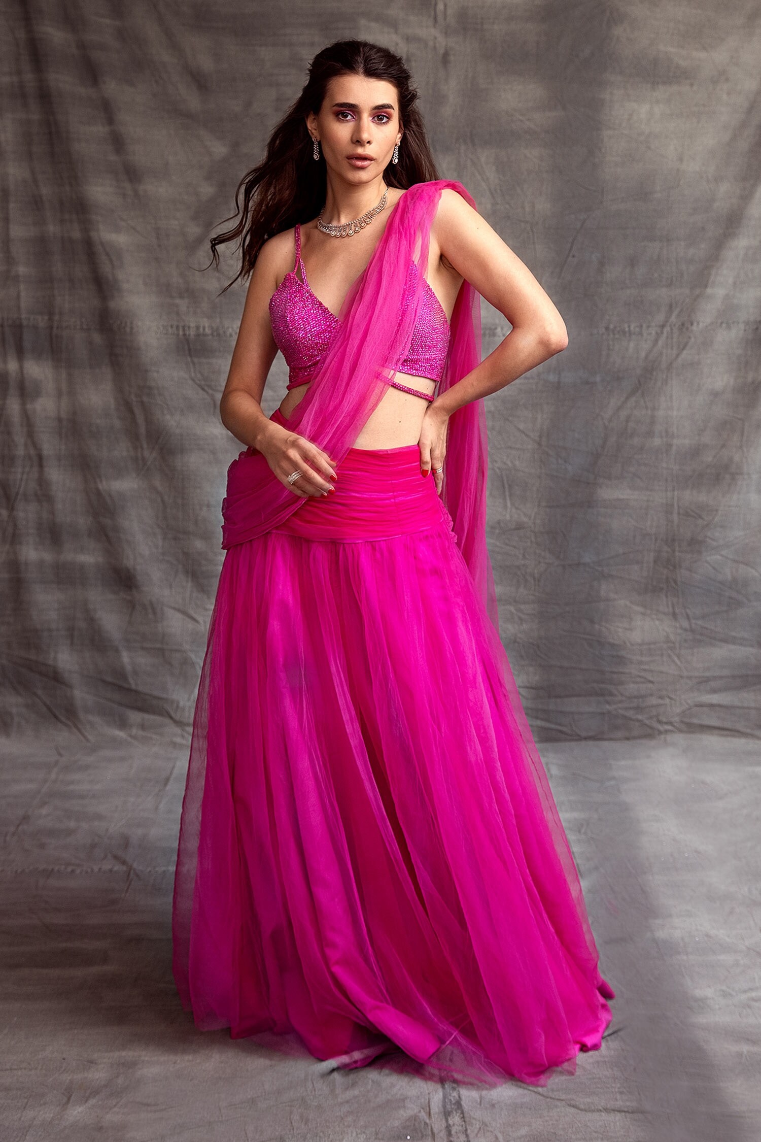 Lehenga Sarees - Buy Latest Collection of Lehenga Style Saree at Lowest  Price from Myntra