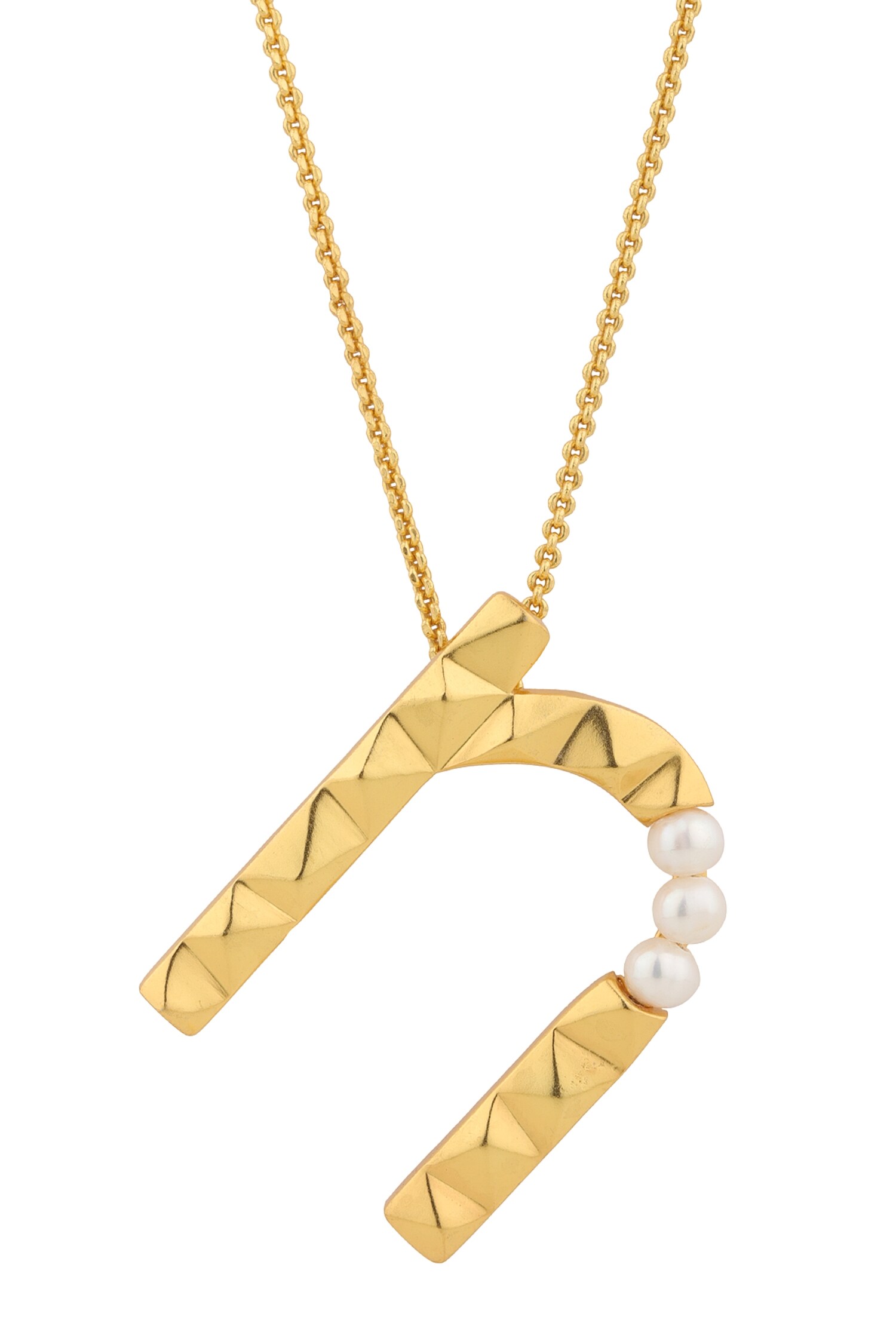 buy-gold-plated-natural-pearl-n-initial-pendant-necklace-by-anaash