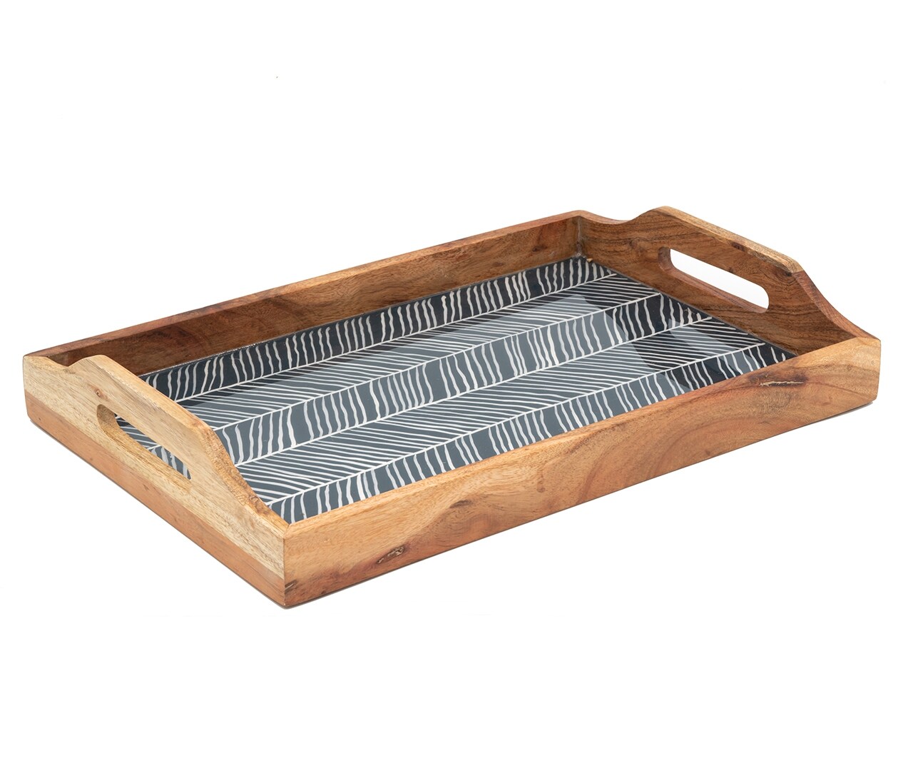 Buy Nysa Home Accents Wooden Serving Tray Online Aza Fashions