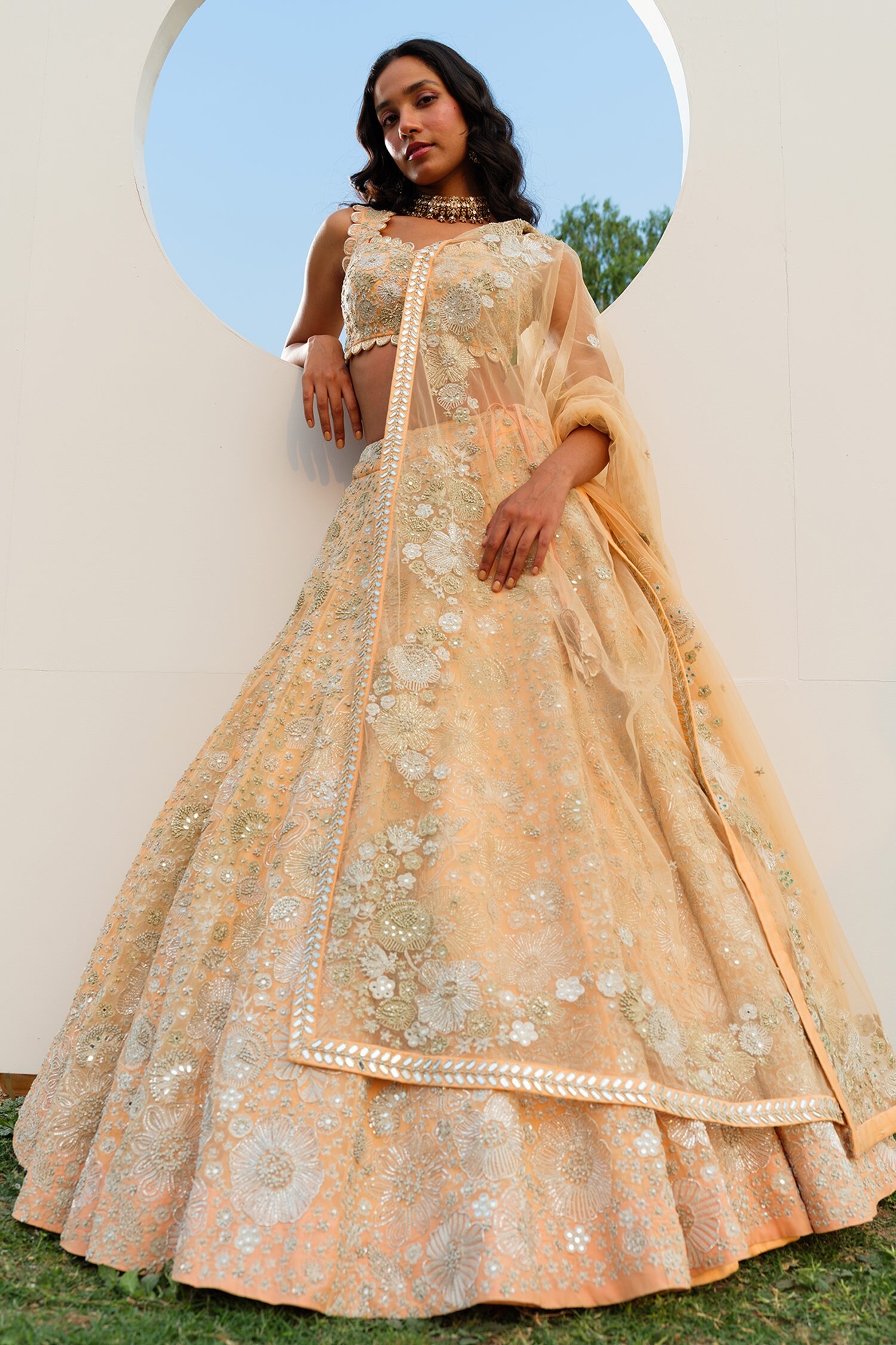 Indian Pakistani Designer Dupatta Chunni Stole Scarves Peach - Etsy  Australia