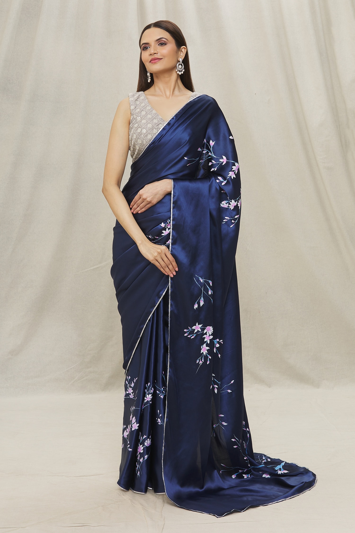 Shivkrupa Enterprise Silk Satin Saree, 6.3 m (with blouse piece) at Rs  349/piece in Surat