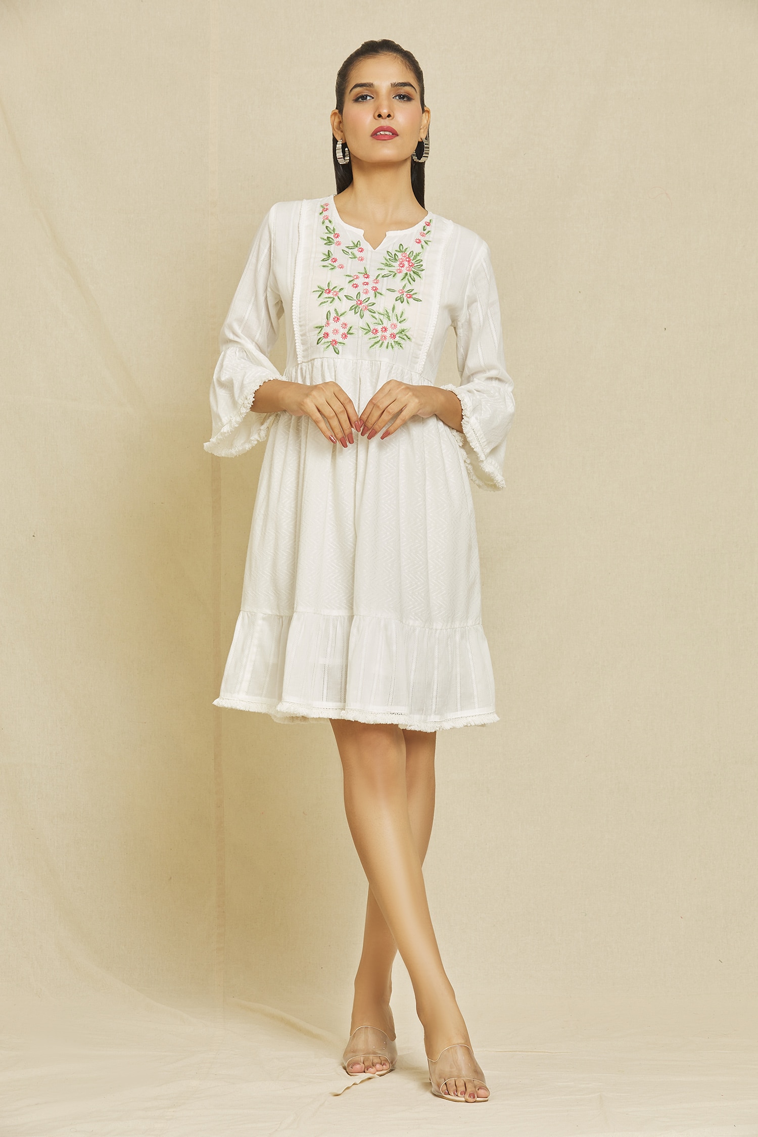 Free people spell on hotsell you embroidered keyhole dress