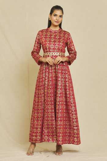 Old Tiralahilacha Frida Dress Red
