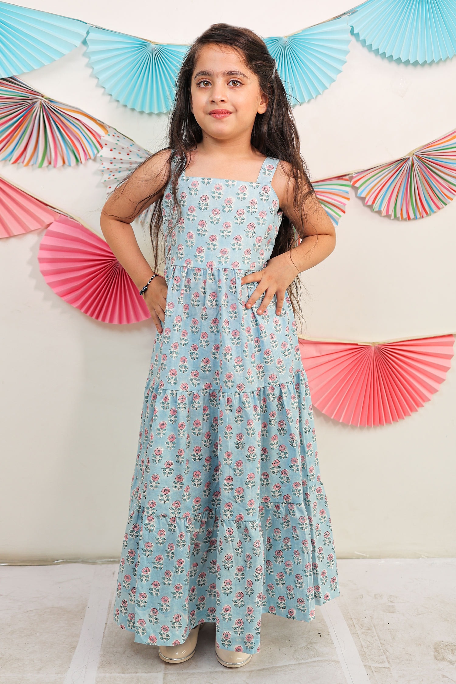 Buy Cotton Base Designer Indian Gown Online