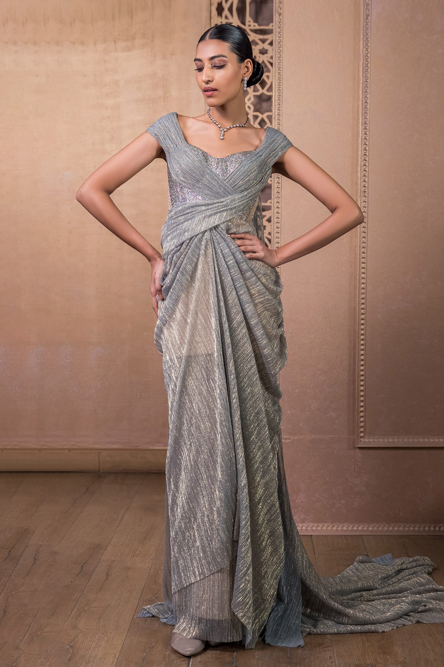 Buy Fusion Sarees | Designer Collection | Womenswear 2024