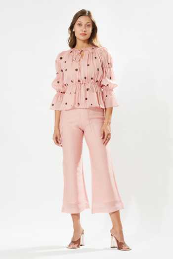 Embroidered Meadow Top
