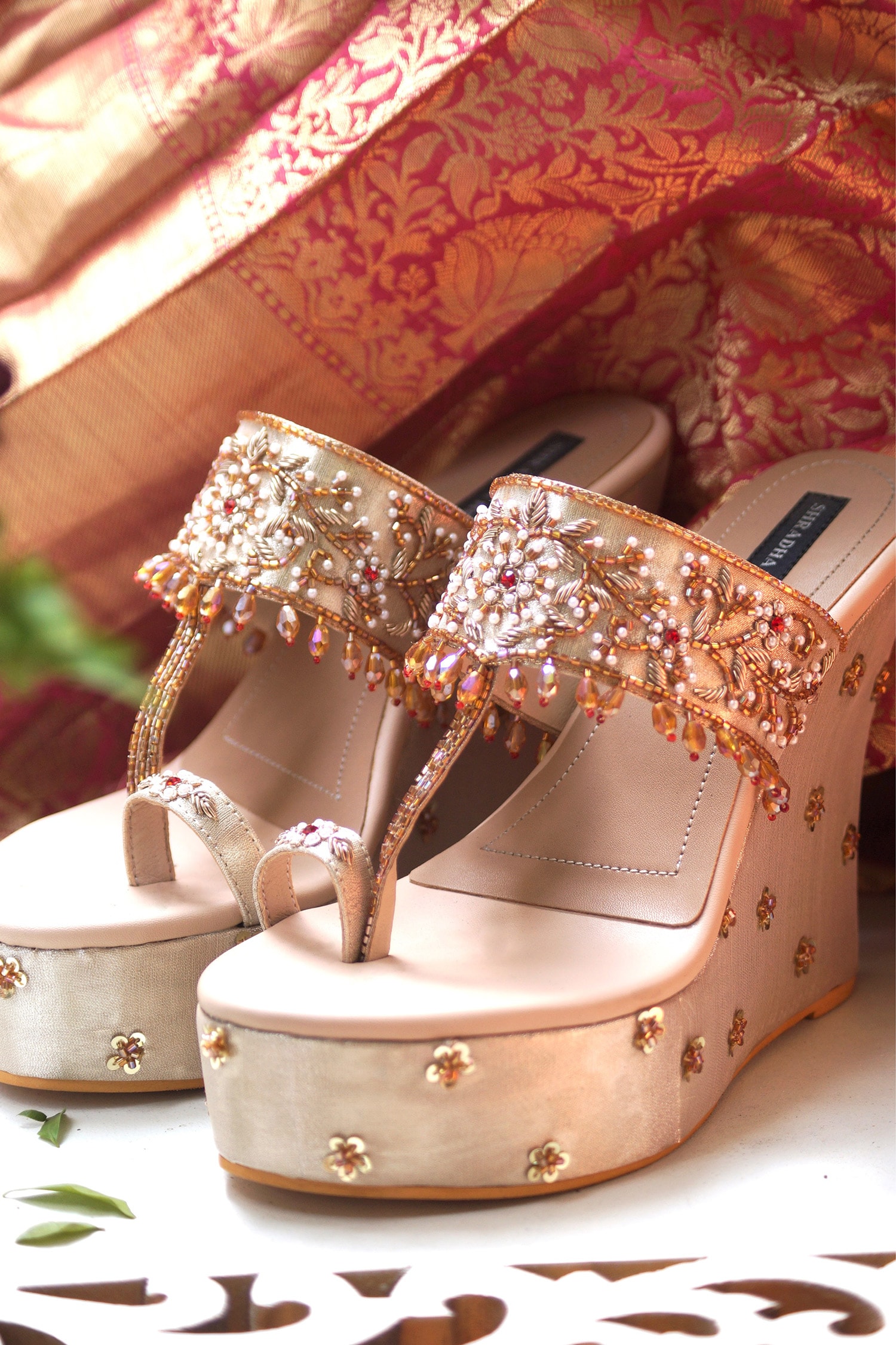 Women Sandal Black High Heels for Bride Indian Bridal Sandals Party Wear  Shoes | eBay