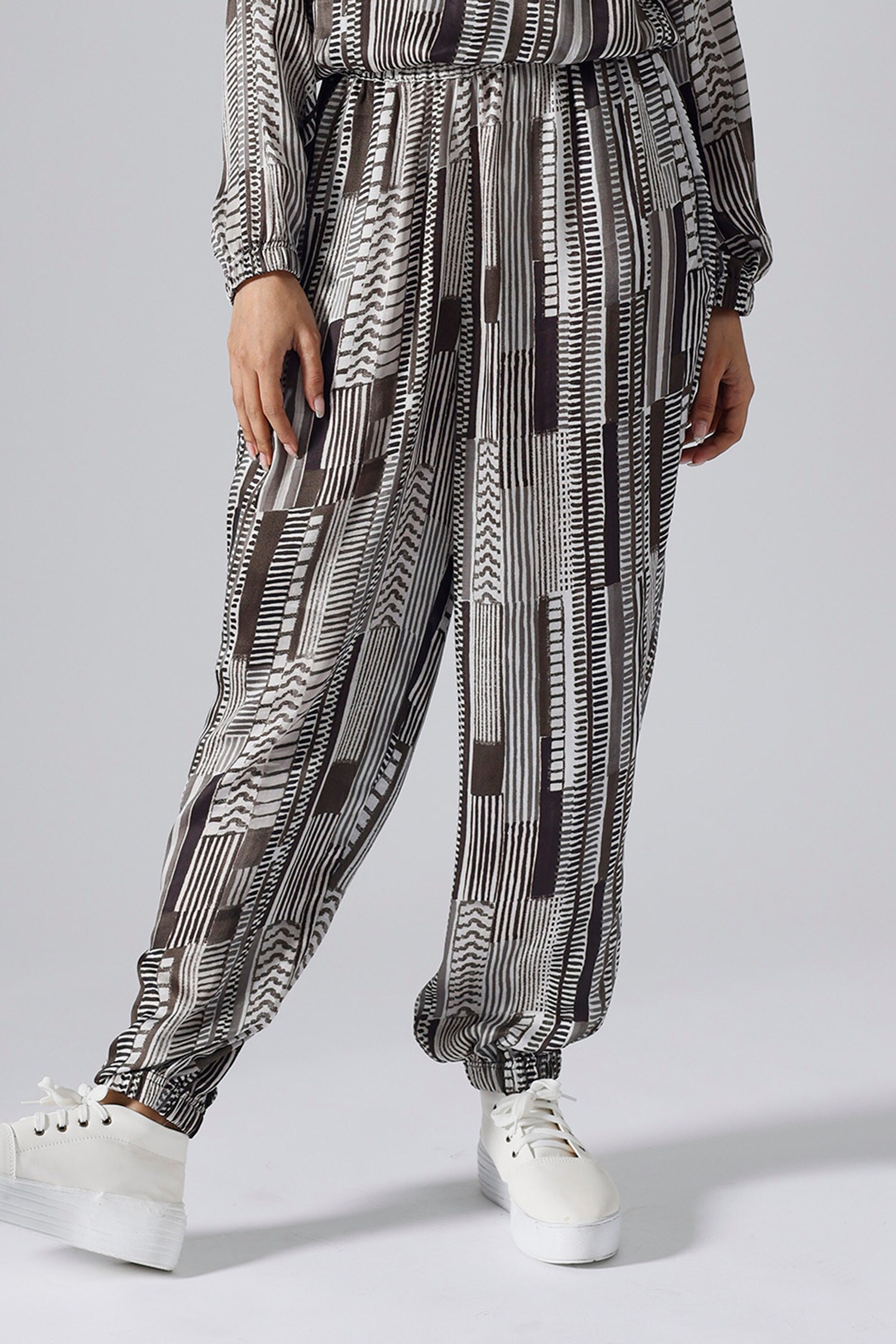 Flared Marble Print Trouser  Street Style Store  SSS