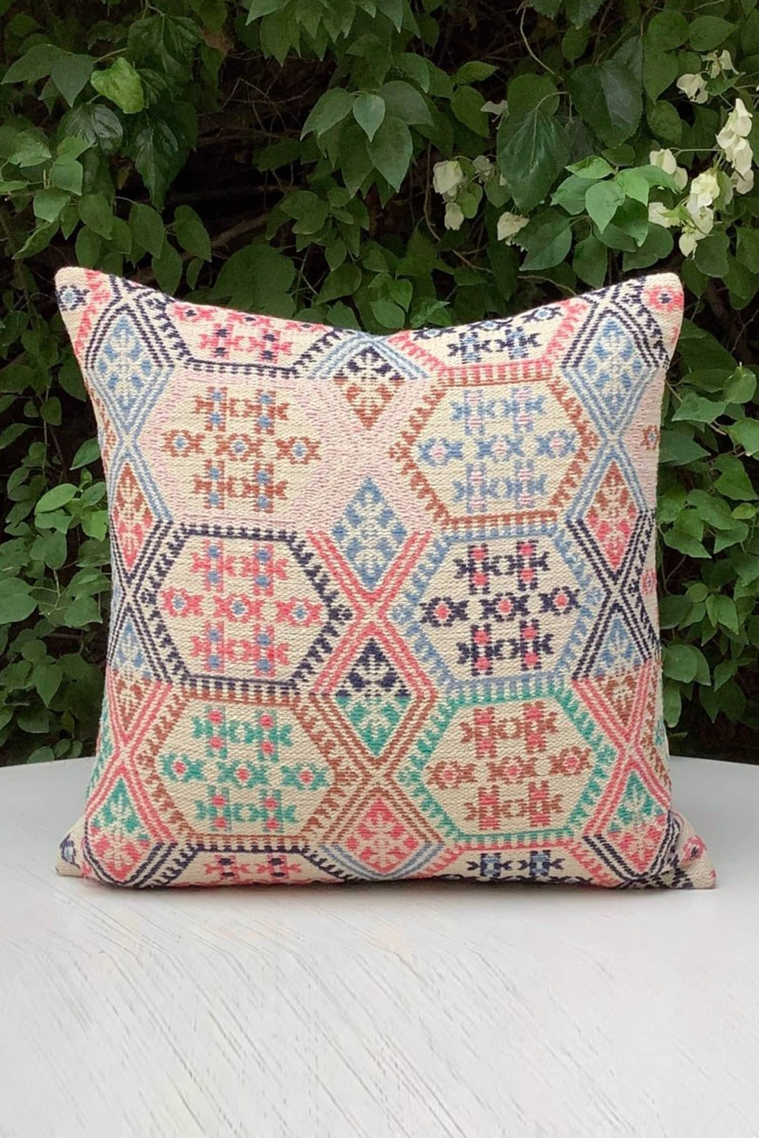 Buy Zara Boho Chic Woven Eclectic Cushion Cover by Studio Covers at Aza