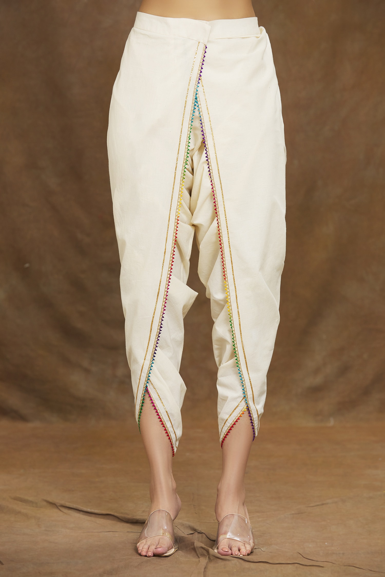DOUBLE CLOTH DHOTI PANTS  The Pink Tint Store