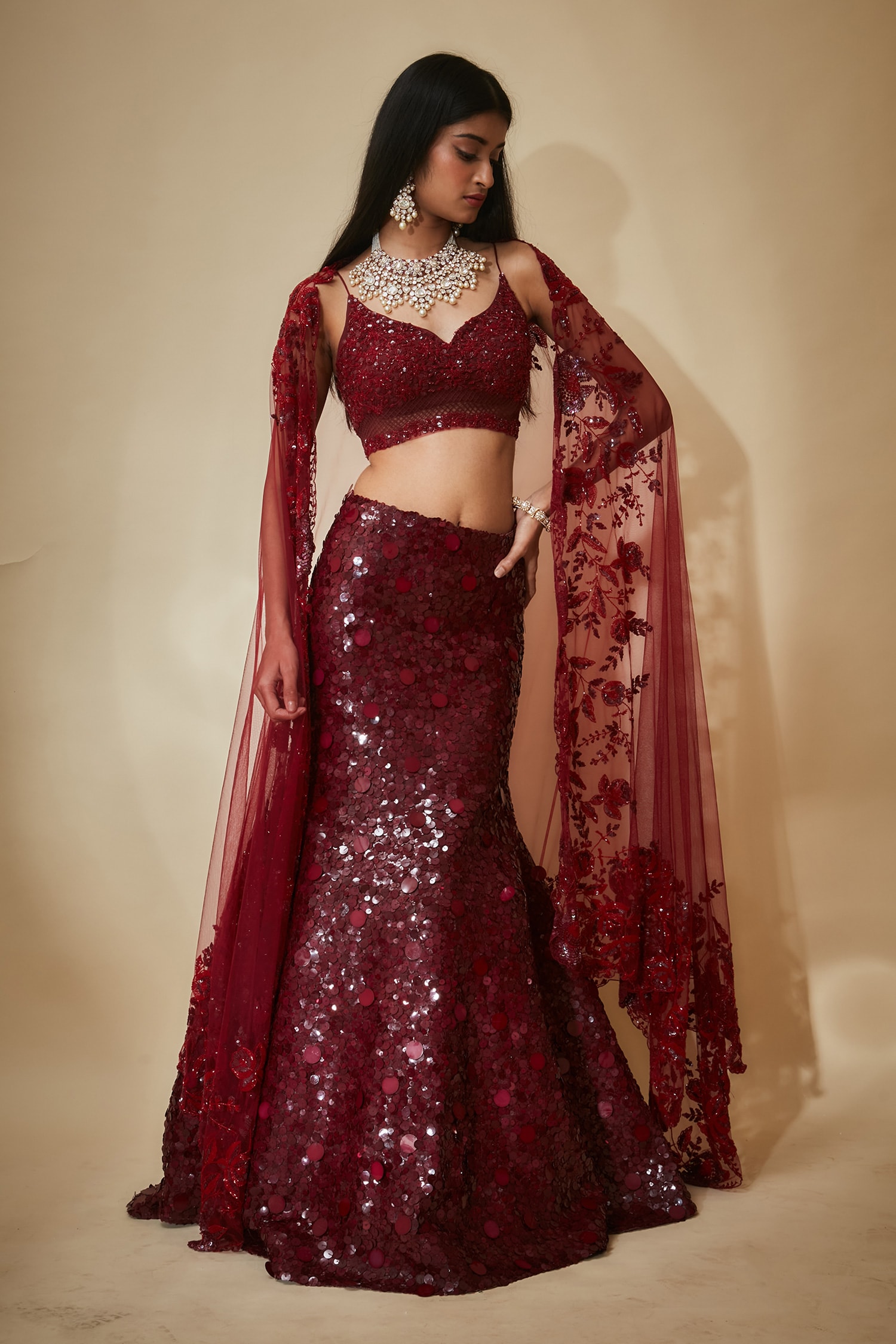 This Lehenga Is Magical: Tamannaah Bhatias Mermaid Gown Transformation Will Amaze You! - q3lnnzr