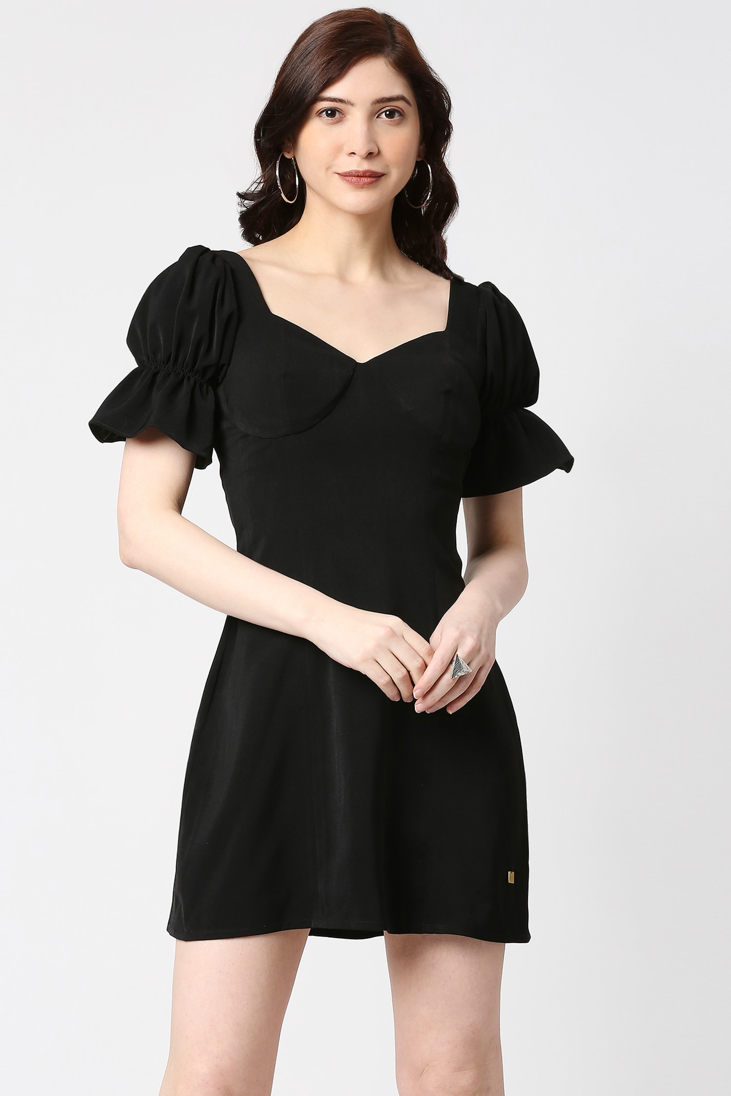 Puff Sleeves Dress | MariaQueenMaria