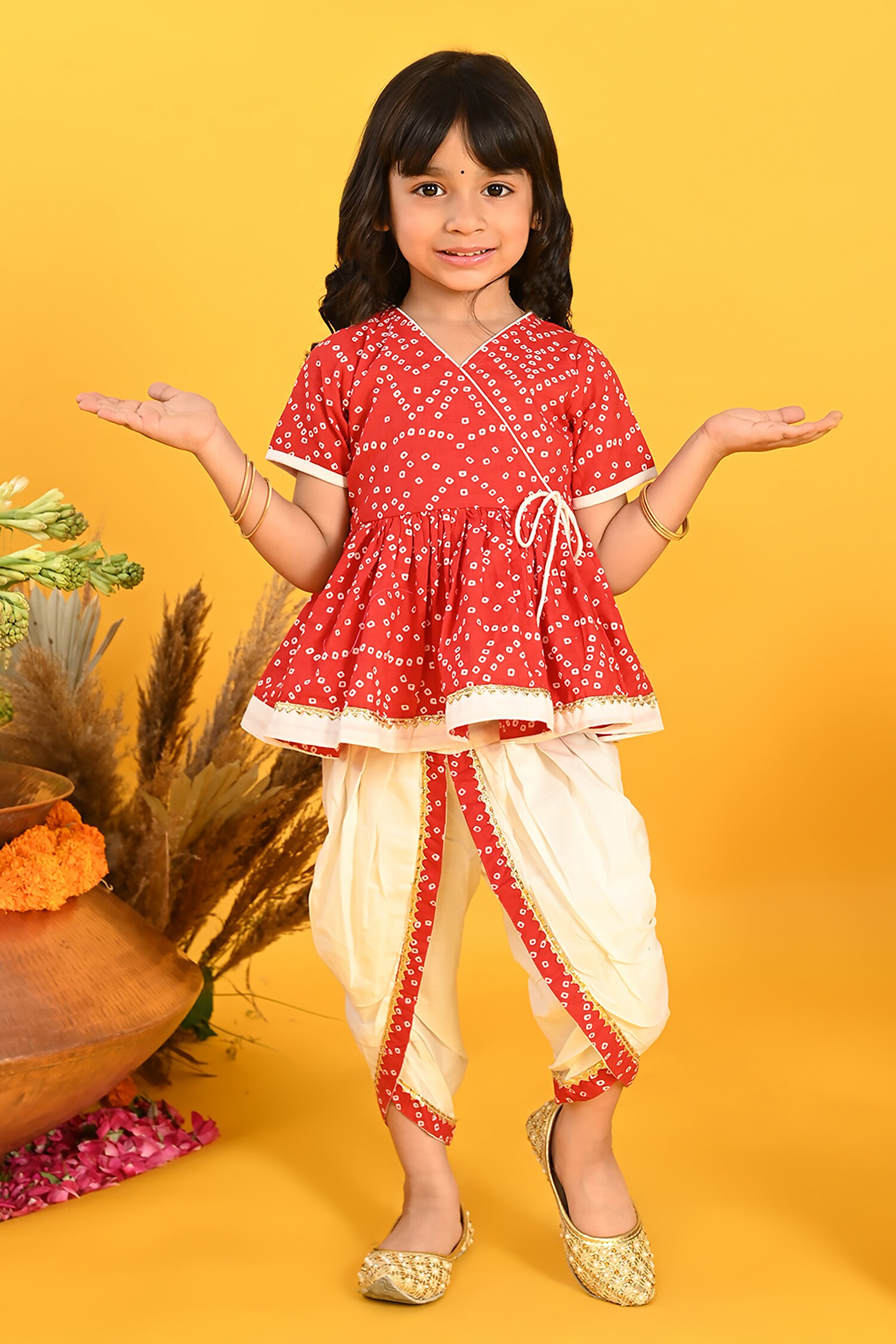 Details more than 150 dhoti dress for baby girl best jtcvietnam.edu.vn