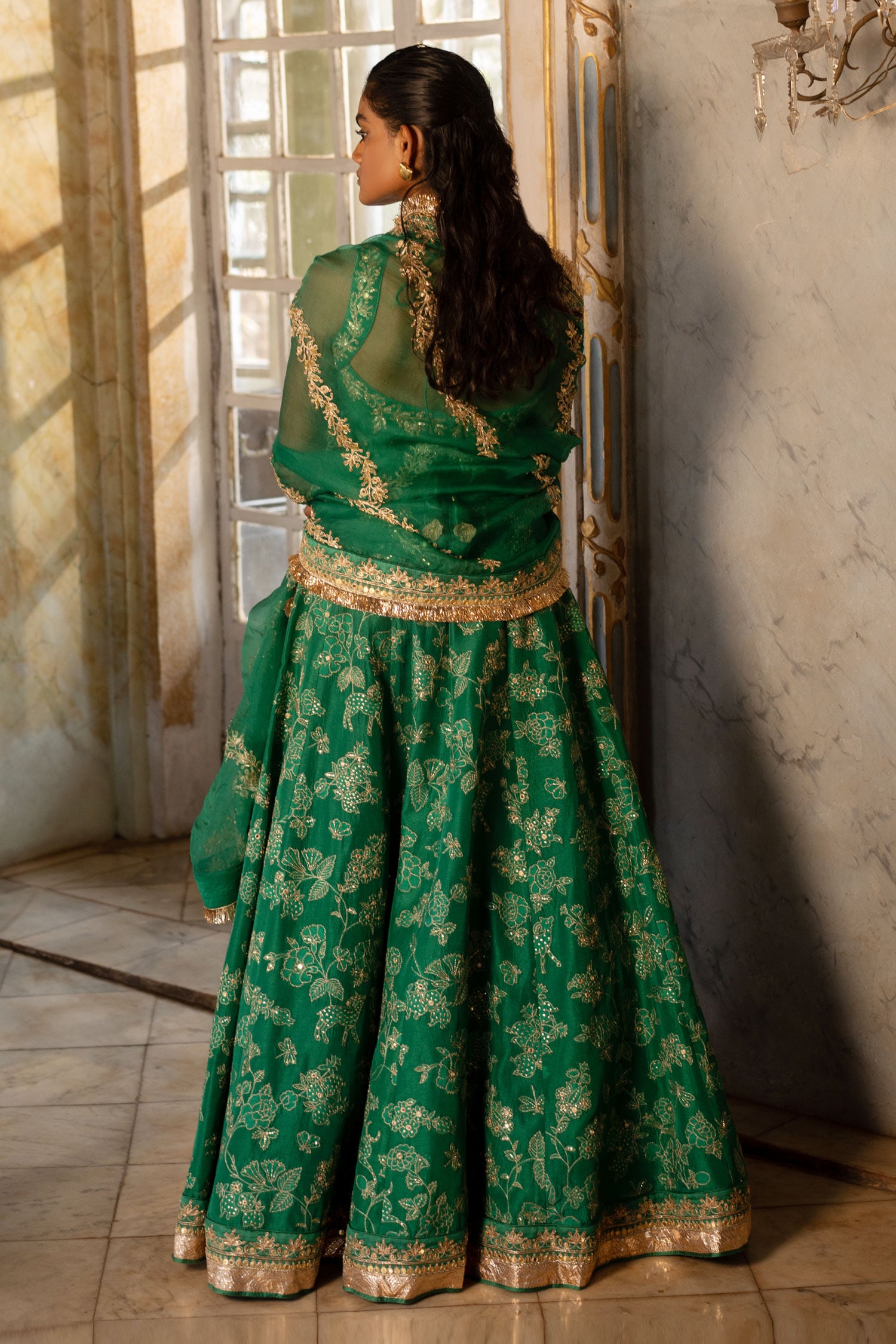 Buy Sabyasachi Wedding Designer Lehenga Choli for Women or Girls Party Wear  Readymade Green Lengha Choli Online in India - Etsy