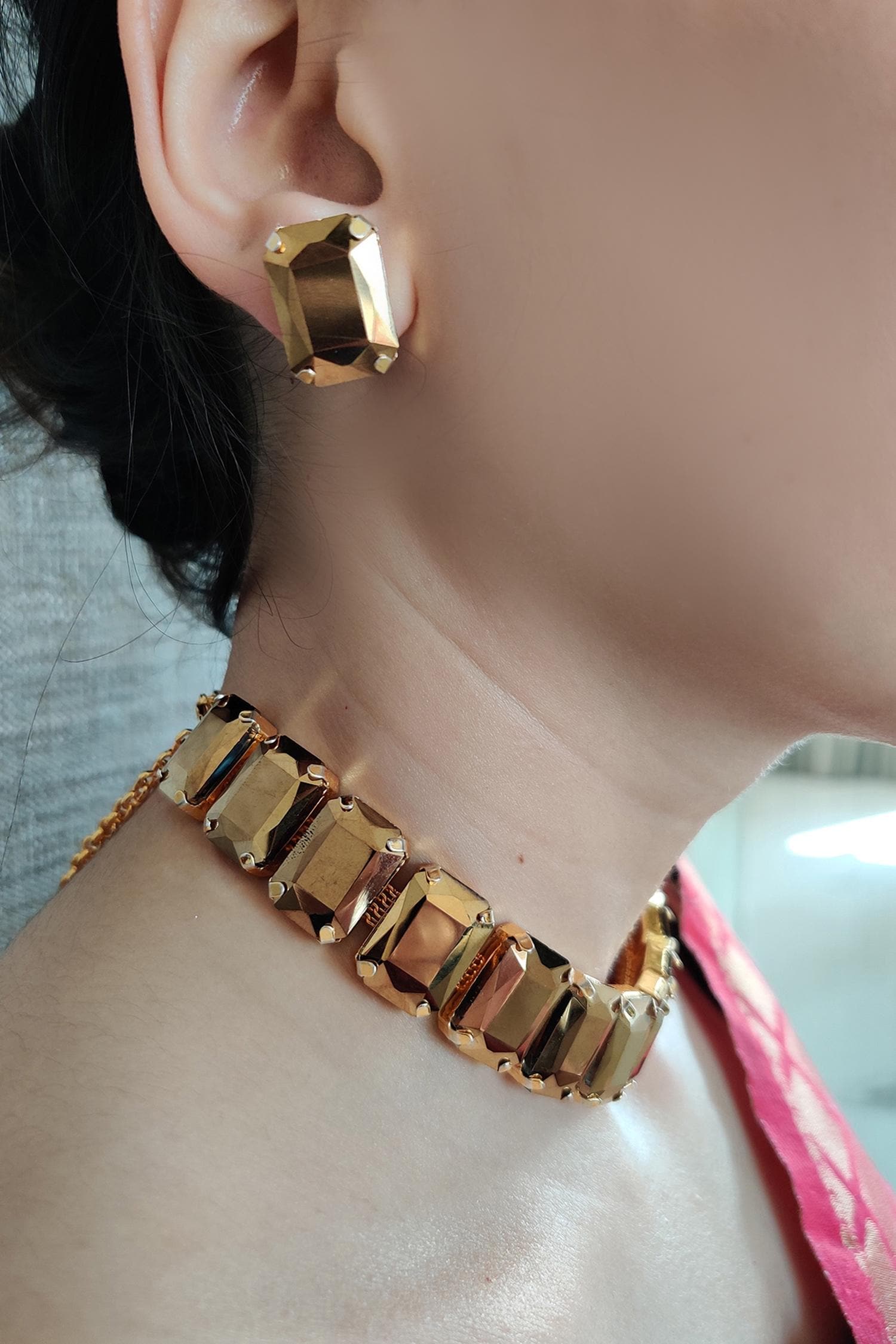 Chunky Chain Link 3 pcs Statement Necklace – Trendzio Jewelry