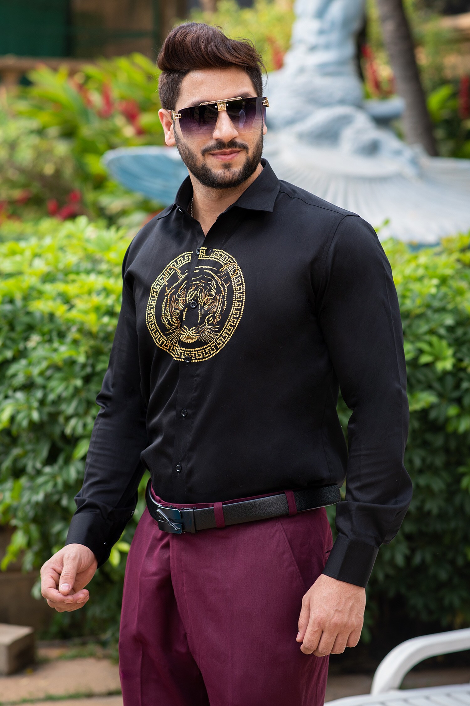 Badshah Handpainted Shirt – Avalipt