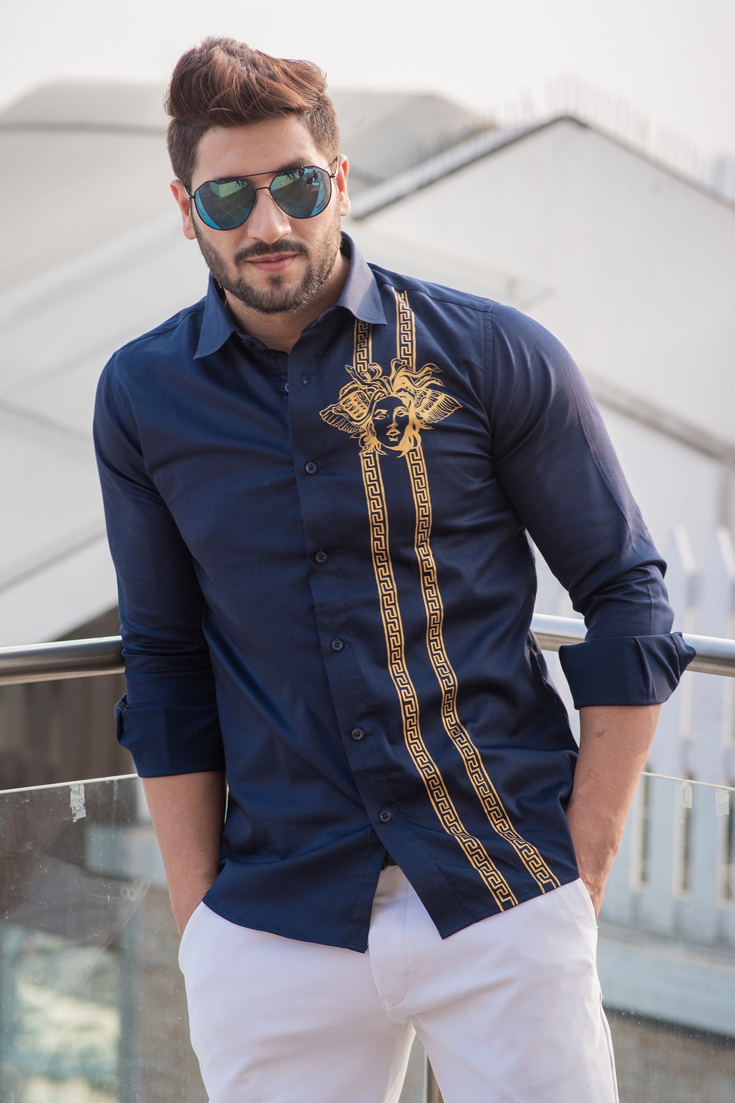 Badshah Handpainted Shirt – Avalipt