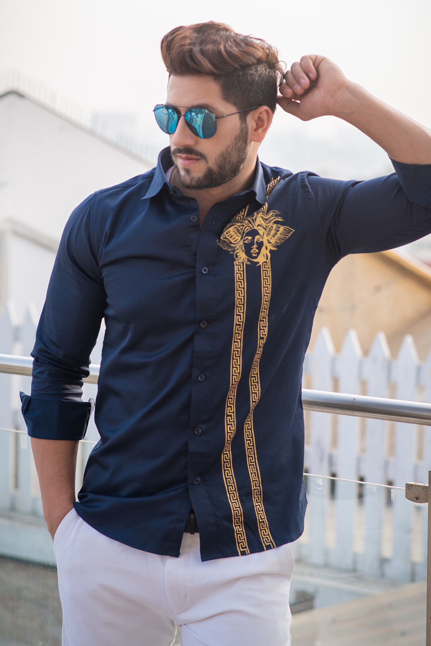 Badshah Handpainted Shirt – Avalipt