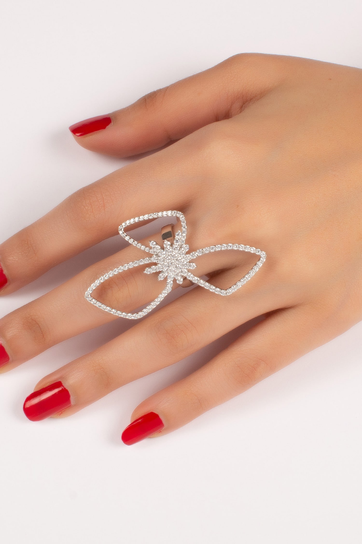 Finger Rings in Silver, Indian Fashion Jewelry Large Ring #39835 | Buy  Finger Ring Online