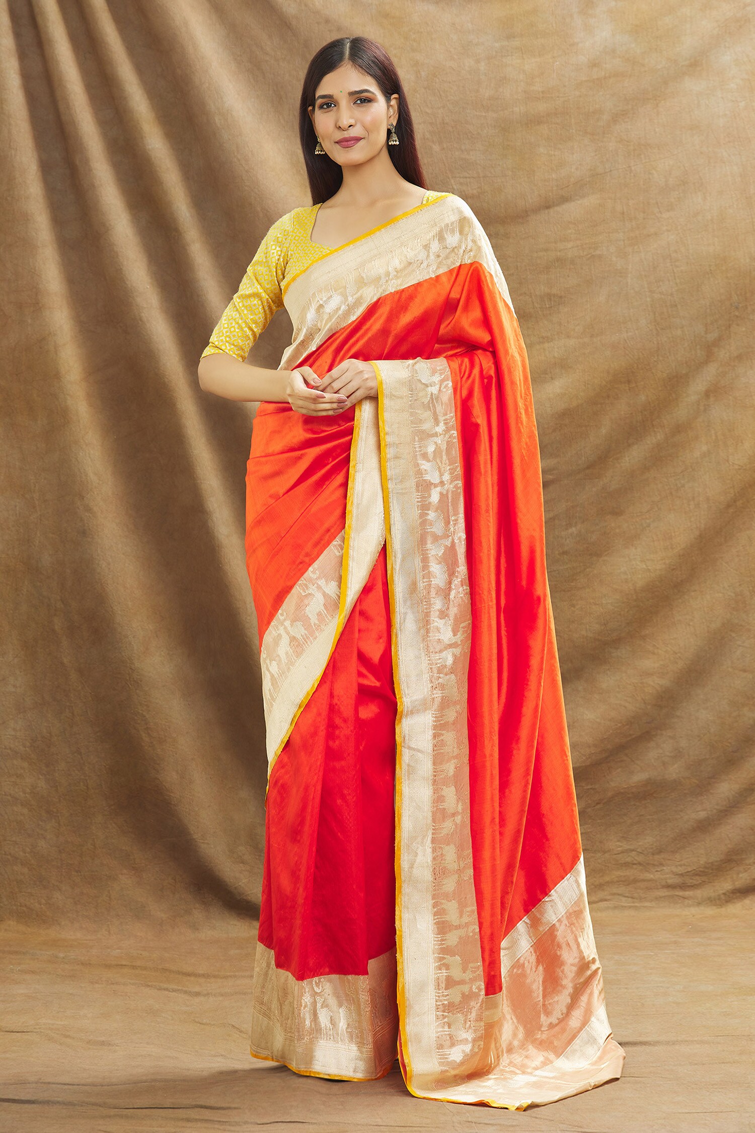 Plain Sarees (प्लेन साड़ी) - Buy Plain Sarees Designs With Border online at  Best Prices in India | Flipkart.com