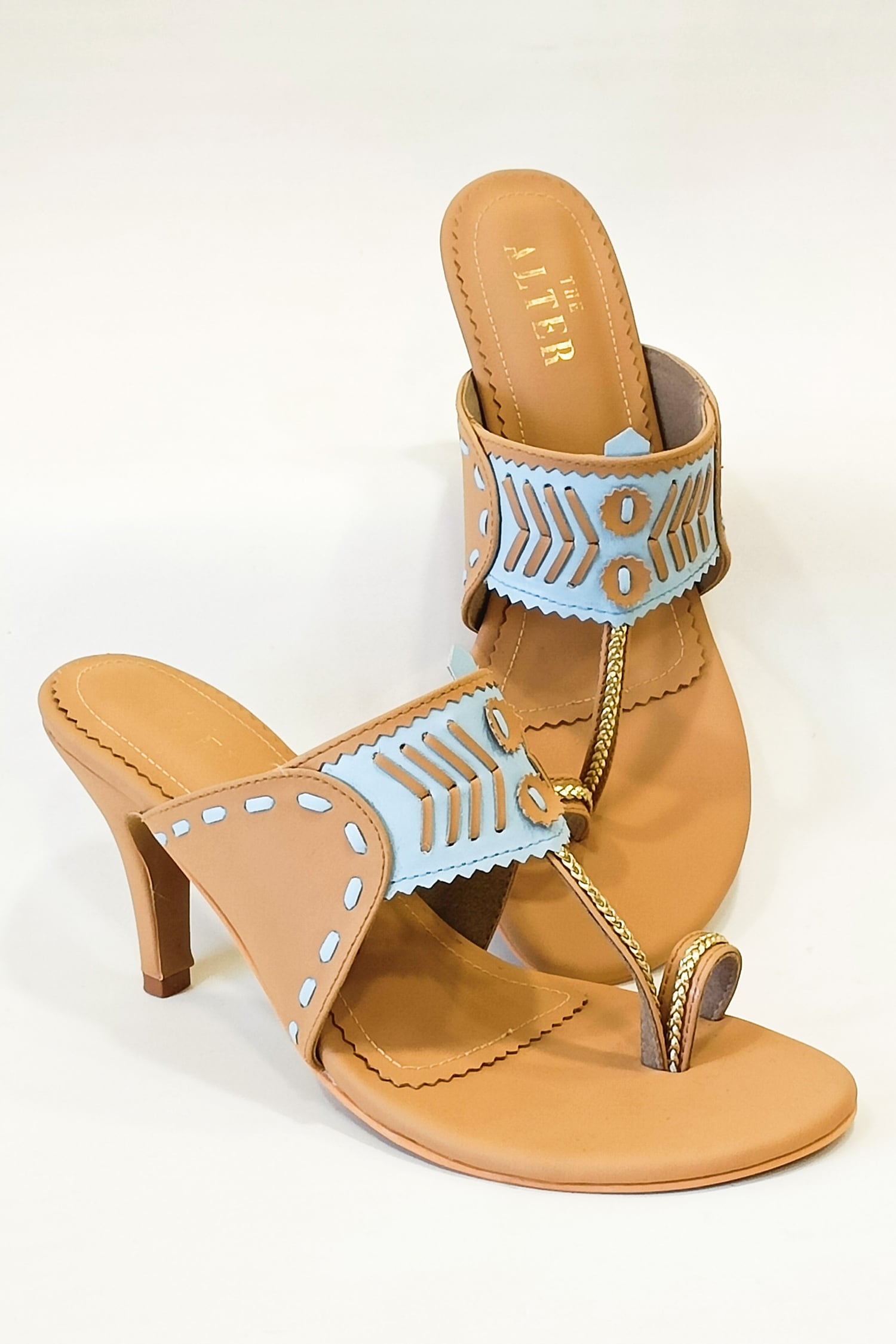 Kolhapuri sandals best sale with heels