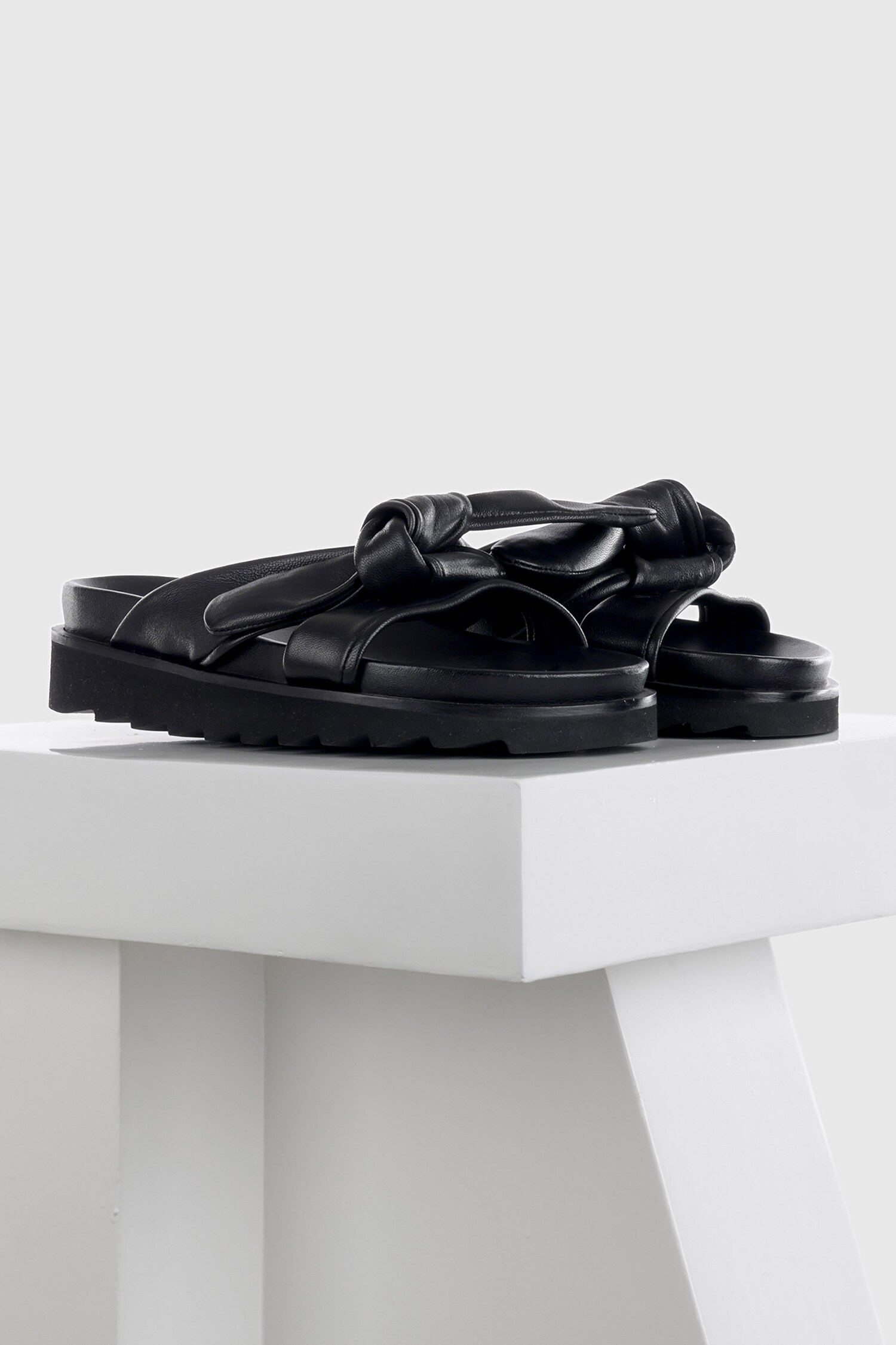 Sandals with Bow - Black - Ladies | H&M US