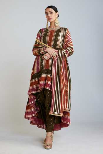 Vaadi Denim Kurta Set