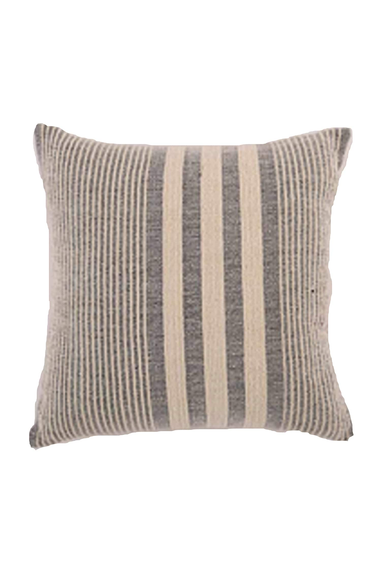 Buy Gharghar Cable Handwoven Cushion Cover Online | Aza Fashions