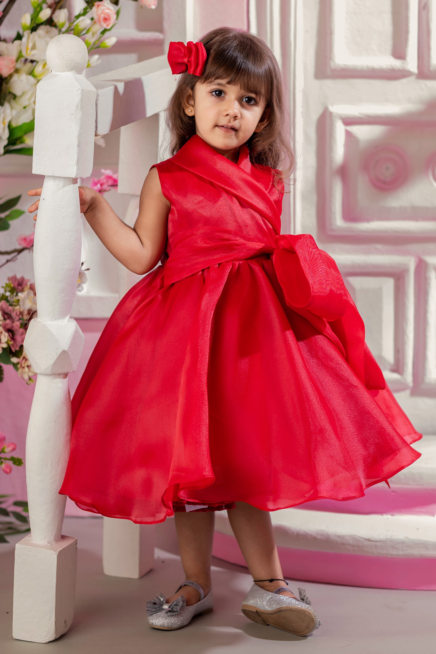 Buy Organza Dress for 1-2 Year Girls Online from Indian Luxury