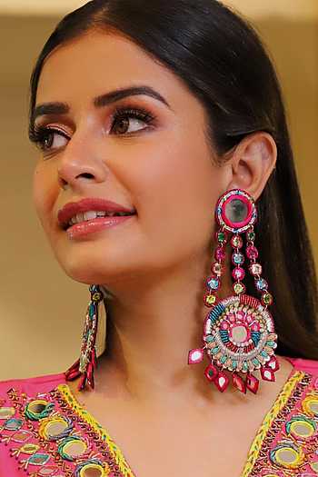 buy-multi-color-embellished-sheeshmahal-earrings-by-embellie-by-g