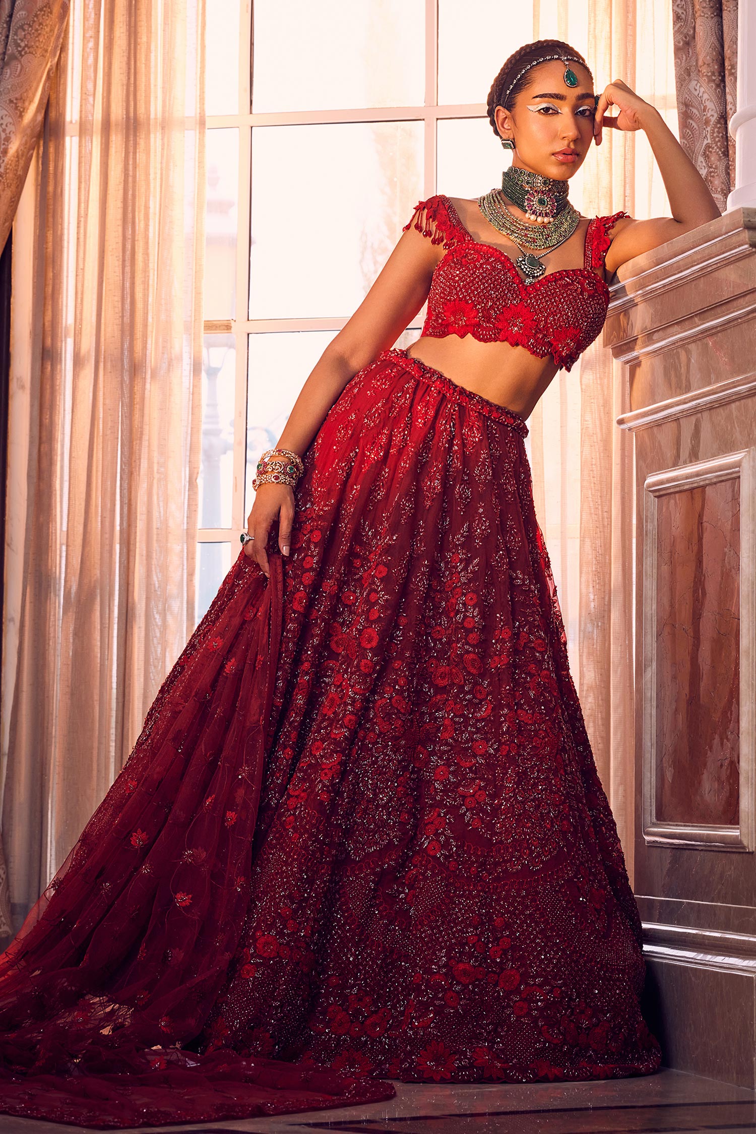 3d bridal lehenga design sale