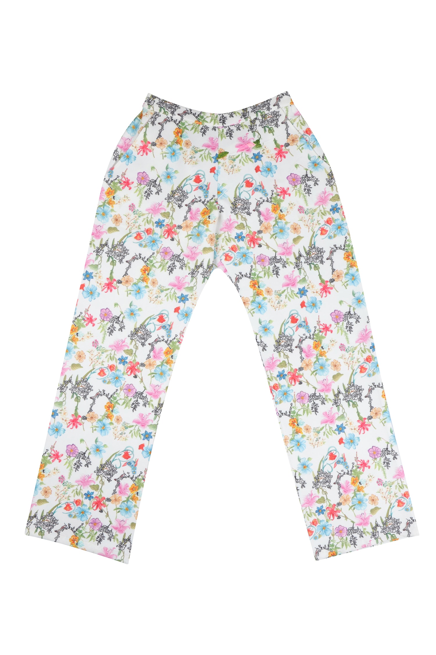 Buy Rang by Lespetits Multi Color Floral Print Trouser For Girls Online ...