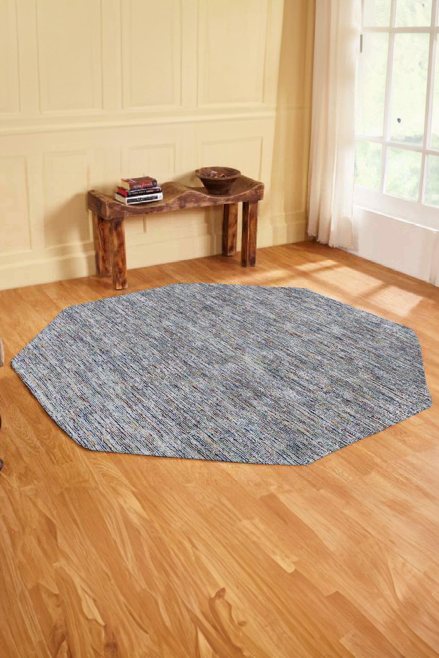 Buy Kaleen India Confetti Octagon Shaped Rug Online | Aza Fashions