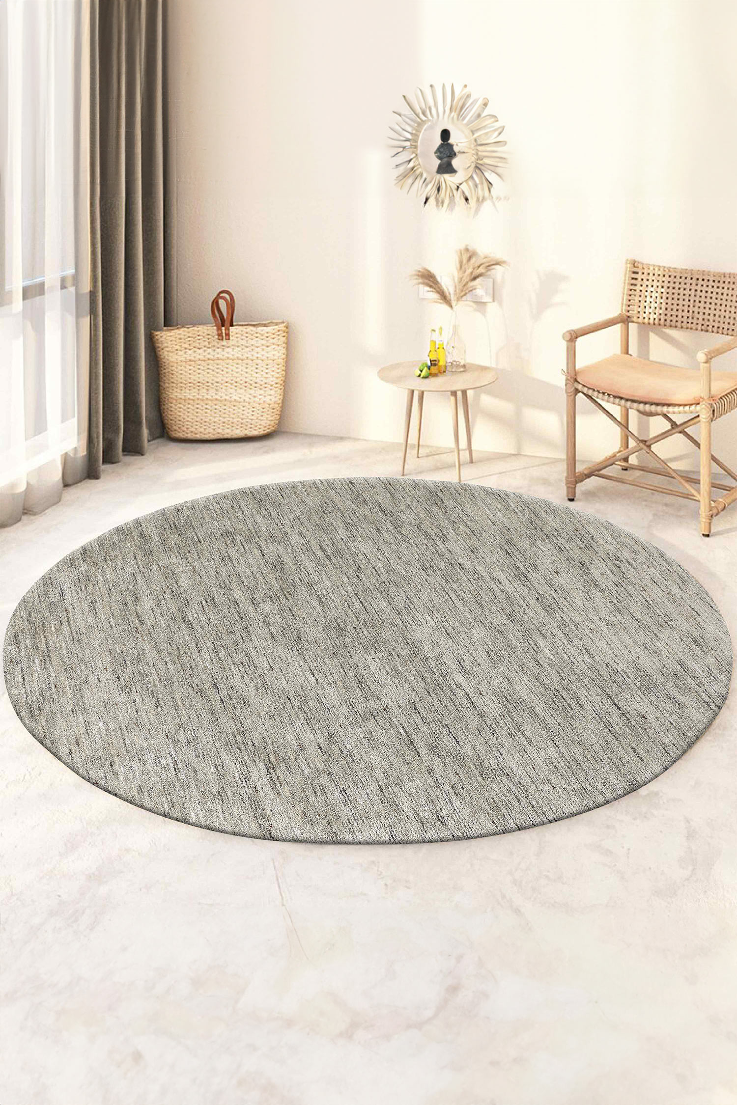 Buy Kaleen India Ambient Round Shaped Woven Rug Online Aza Fashions