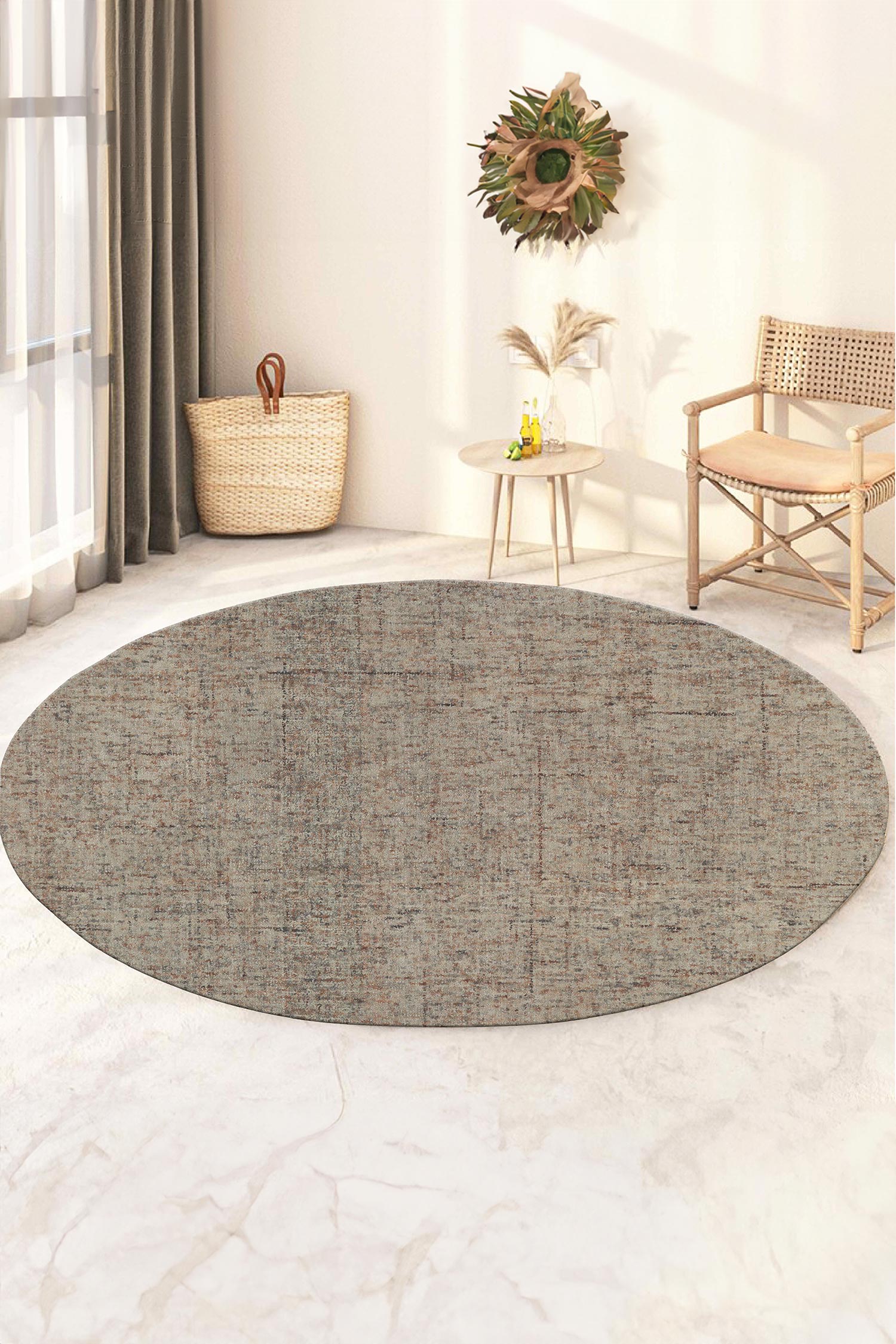 Buy Kaleen India Round Shaped Tufted Rug Online Aza Fashions