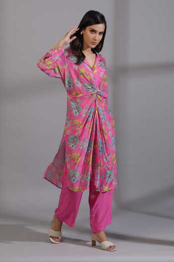 Turkish Rose Cotton Straight Pant